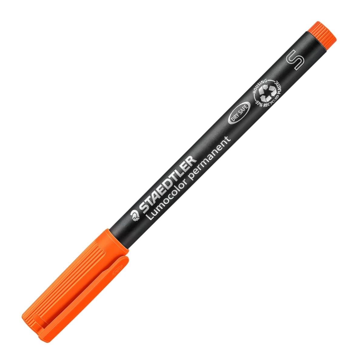 foliopis permanentny staedtler lumocolor s 04mm pomarańczowy zamkniety