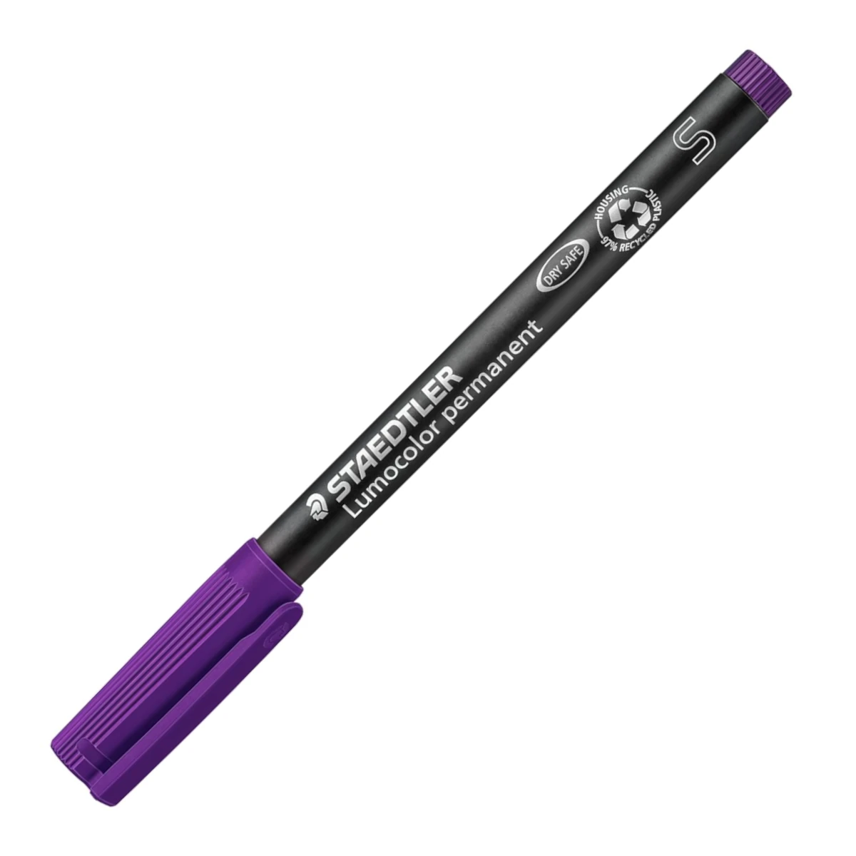 foliopis permanentny staedtler lumocolor s 04mm fioletowy zamkniety