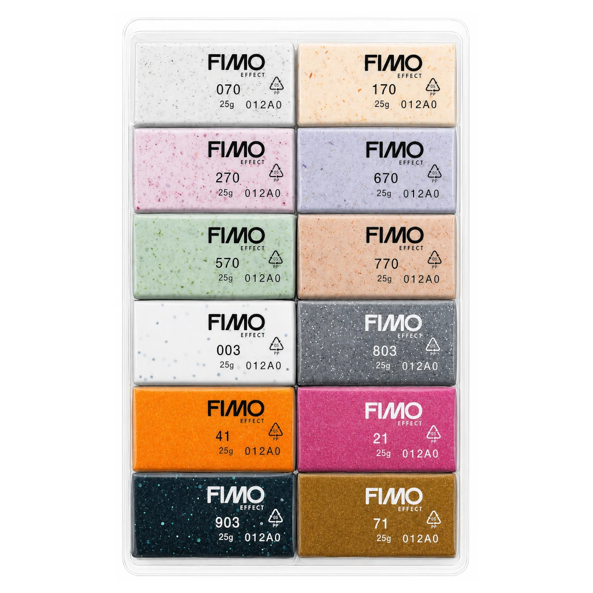 modelina fimo effect boho staedtler 12 kolorow 25g kolory