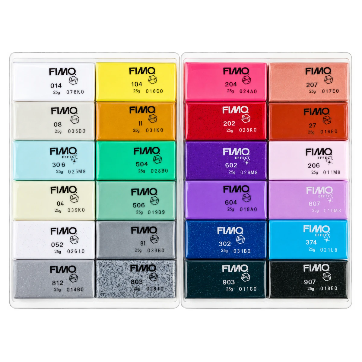 modelina fimo effect staedtler 24 kolory 25g kolory