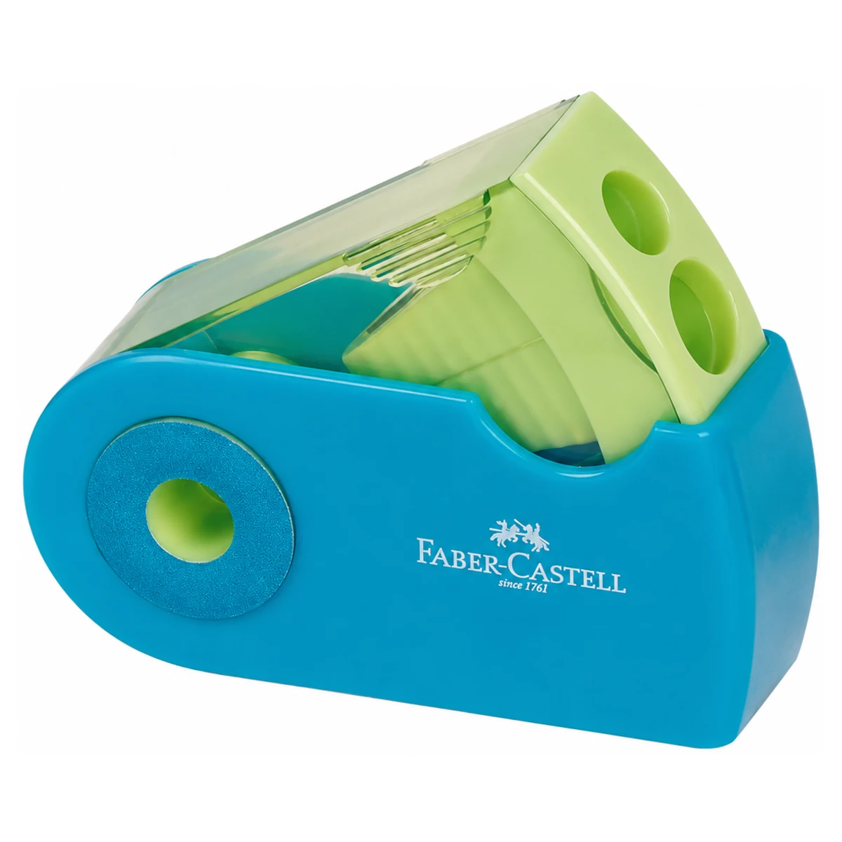 temperowka podwojna z pojemnikiem faber castell sleeve trend turkusowy