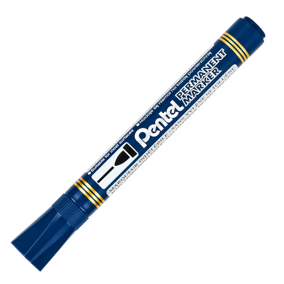 marker permanentny pentel n850 okragly niebieski