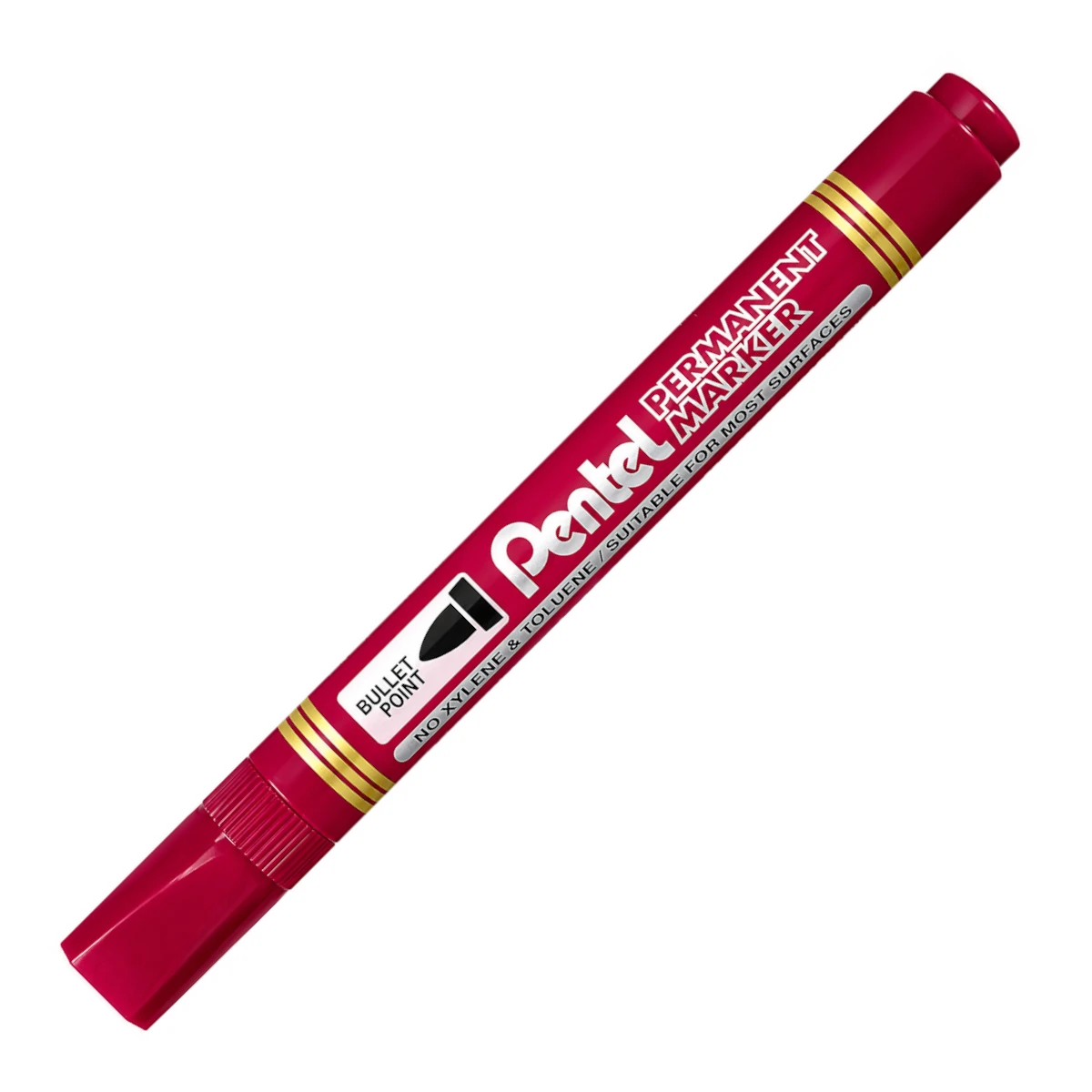 marker permanentny pentel n850 okragly czerwony