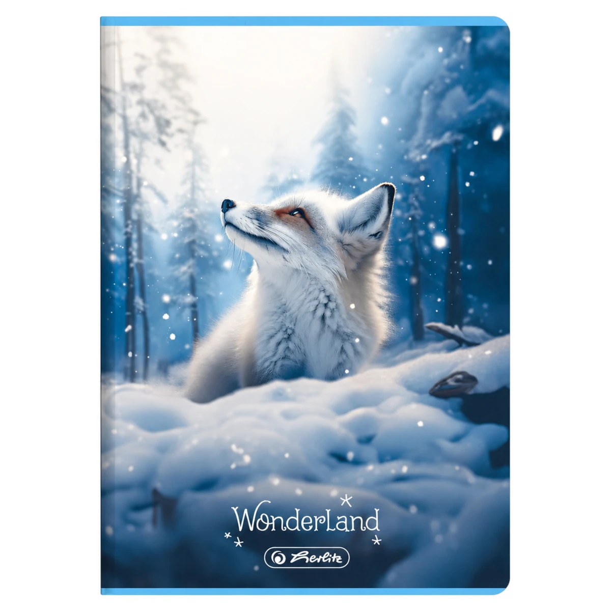 zeszyt a4 trzy linie dwukolorowe herlitz 35 kartki wonderland lis