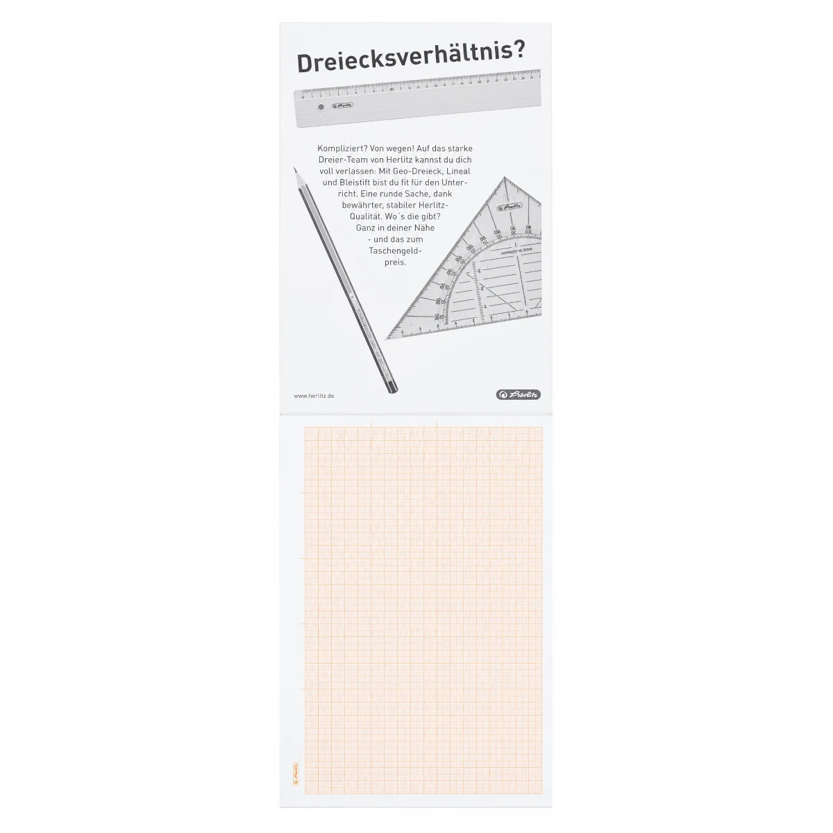 kalka kreslarska a4 herlitz papier milimetrowy