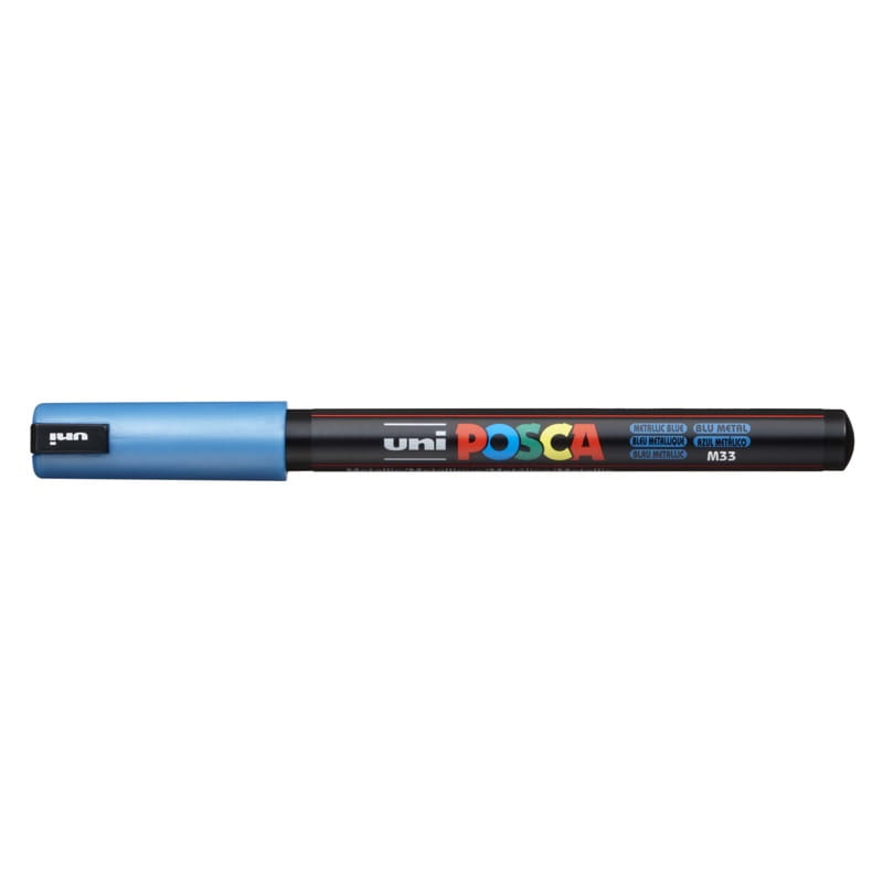 Marker UNI Posca PC-1MR Metallic (niebieski)