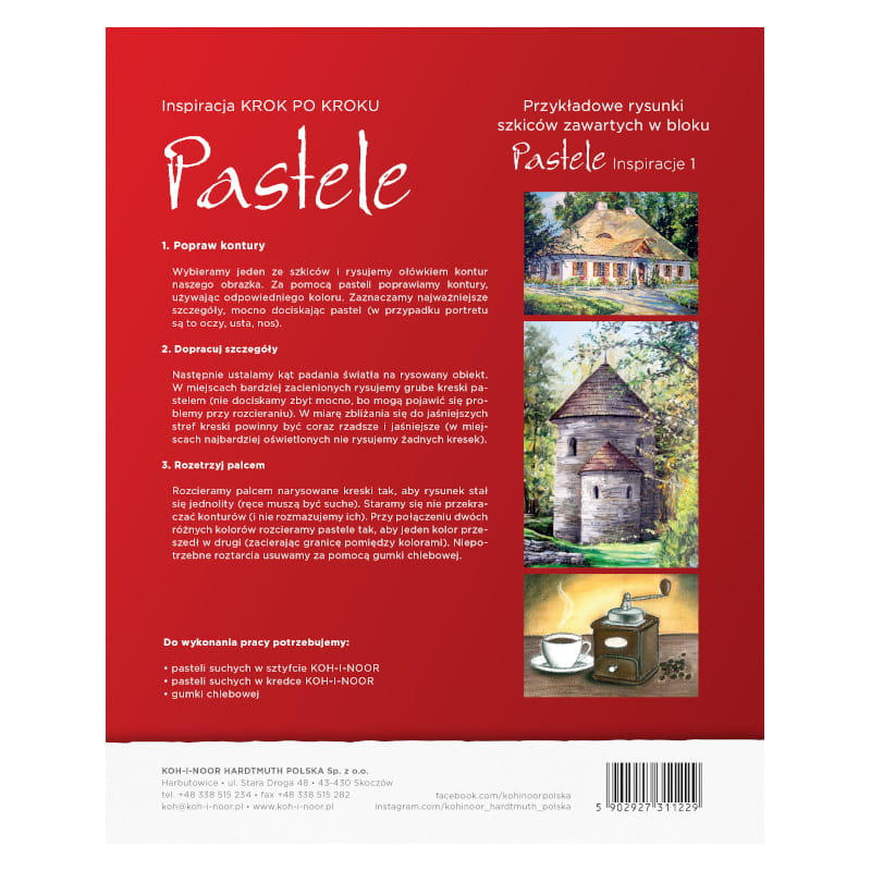 Blok KOH-I-NOOR Pastele Inspiracje 1 A4 220 g/m²
