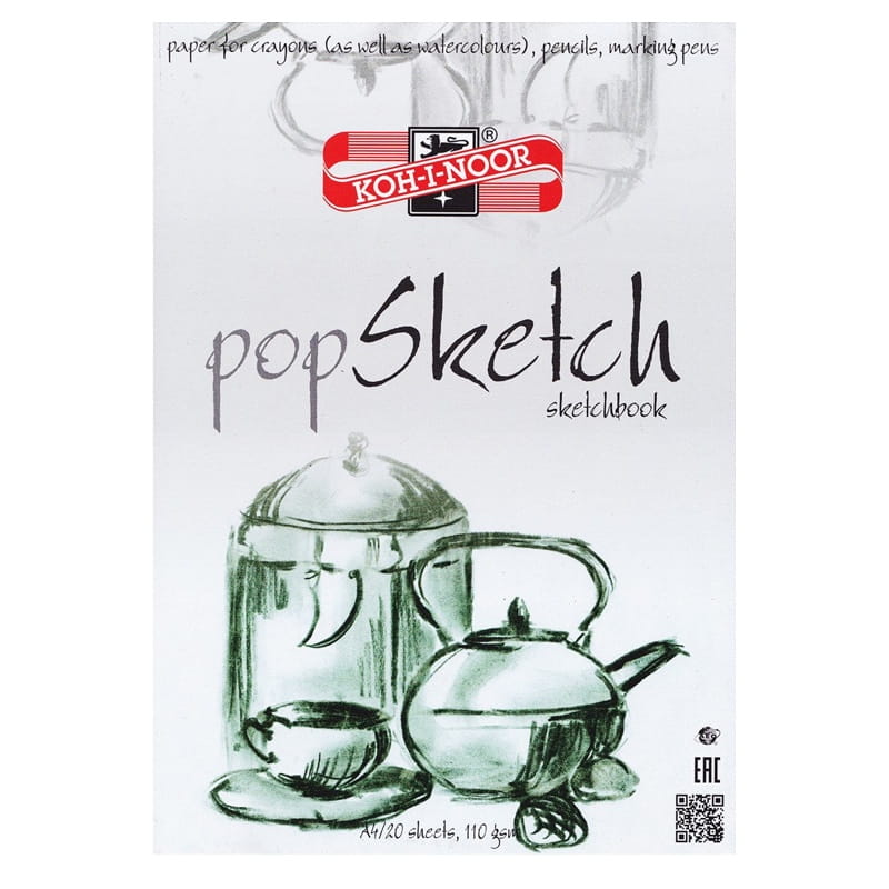 Blok szkicowy KOH-I-NOOR popSketch A4 110 g/m²