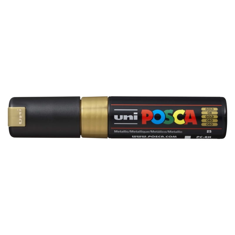Marker UNI Posca PC-8K Metallic (złoty)