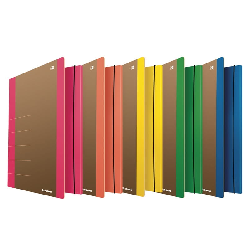 Teczka z gumką A4 DONAU Life - MIKS KOLORÓW