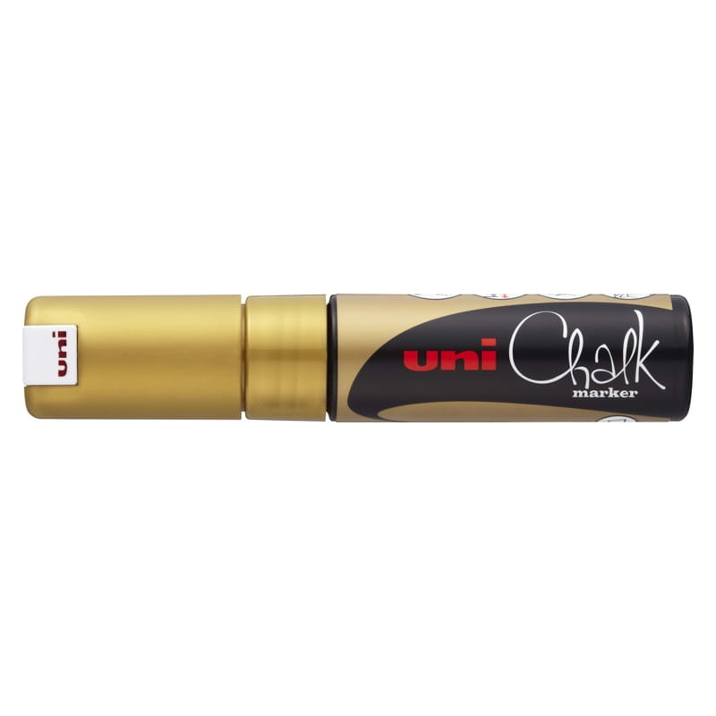 Marker kredowy UNI Chalk PWE-8K (złoty)