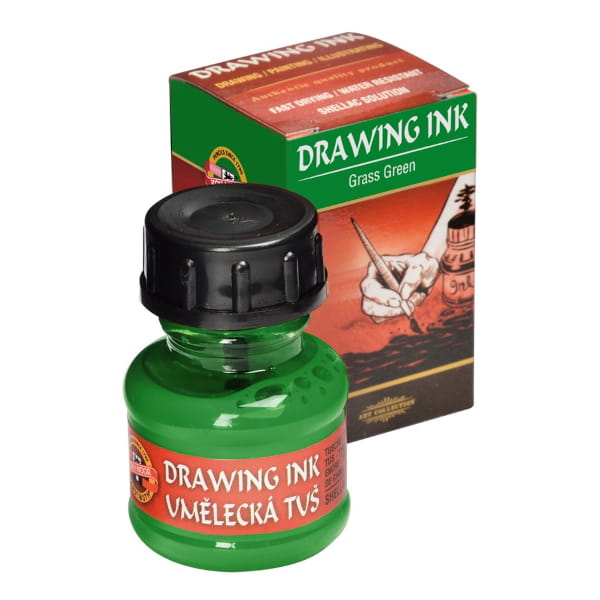 Tusz artystyczny KOH-I-NOOR 20 ml - grass green