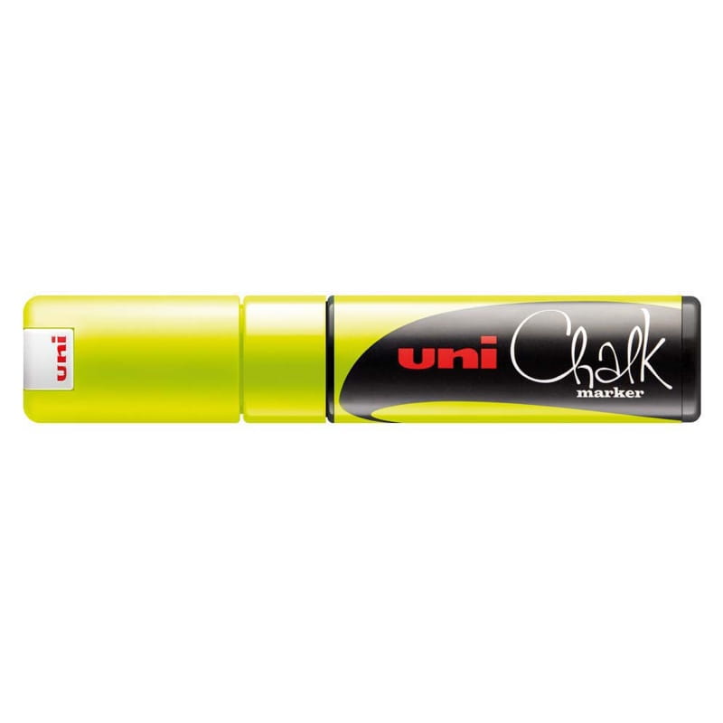 Marker kredowy UNI Chalk PWE-8K (żółty)